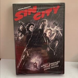 Sin City DVD - Black and Red Cover